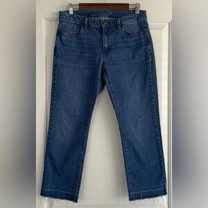 Michael Kors Dark Blue Jeans with Slight Distressed Look